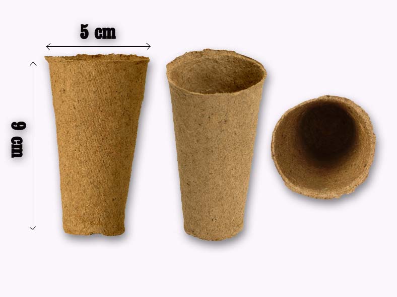 Fertilpot 5 x 9cm Round, Individual Pot