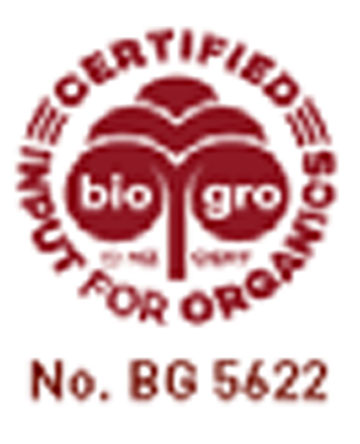 BioGro Certified seal 5622