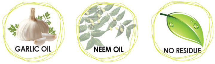 REPELEM - Garlic Oil, Neem Oil, No Residue